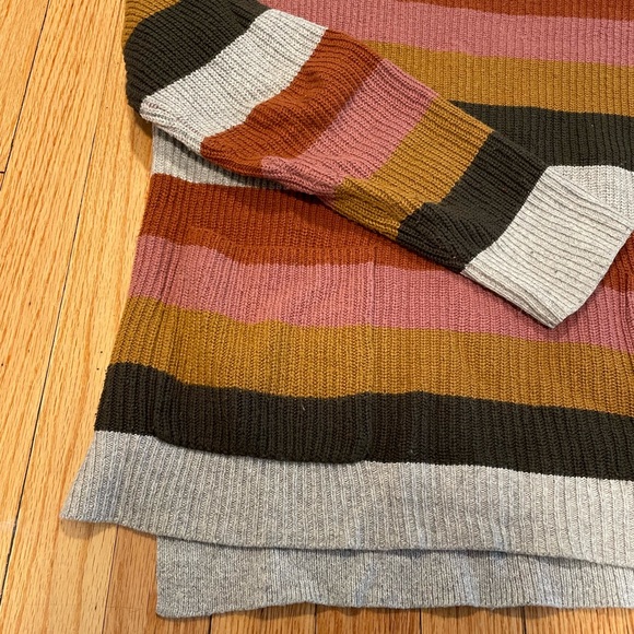 Madewell Chunk Striped Sweater with Pockets - Size M - Picture 2 of 4